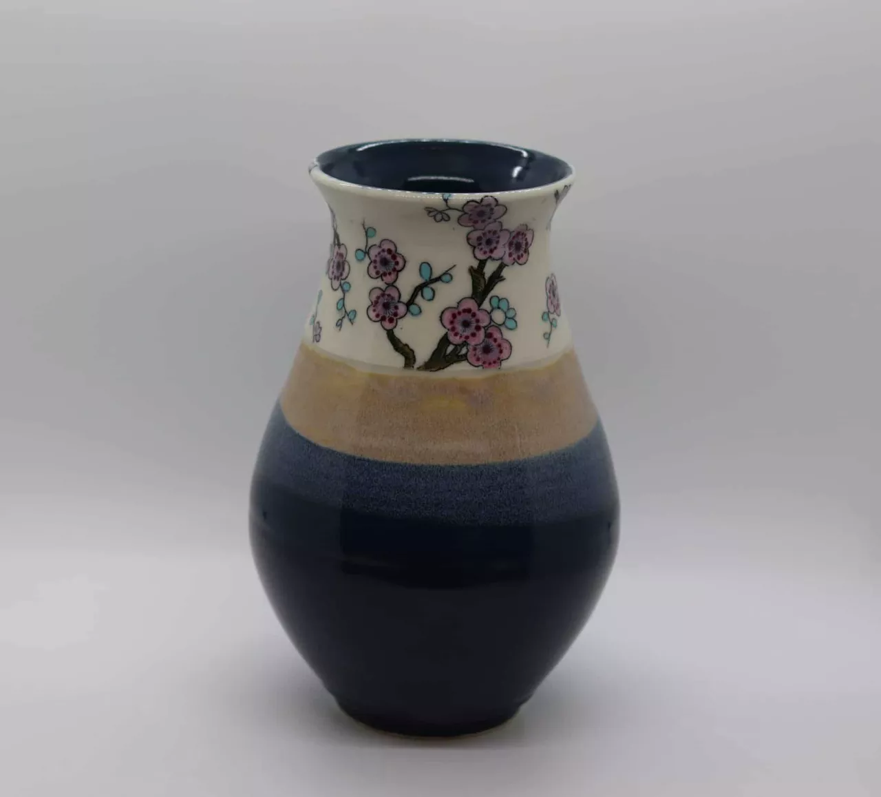 Cherry Blossom Vase — handmade pottery by Megelise