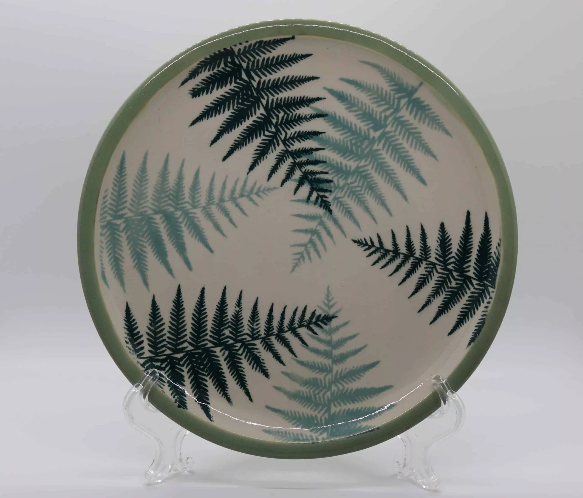 Fern Plate — handmade pottery by Megelise