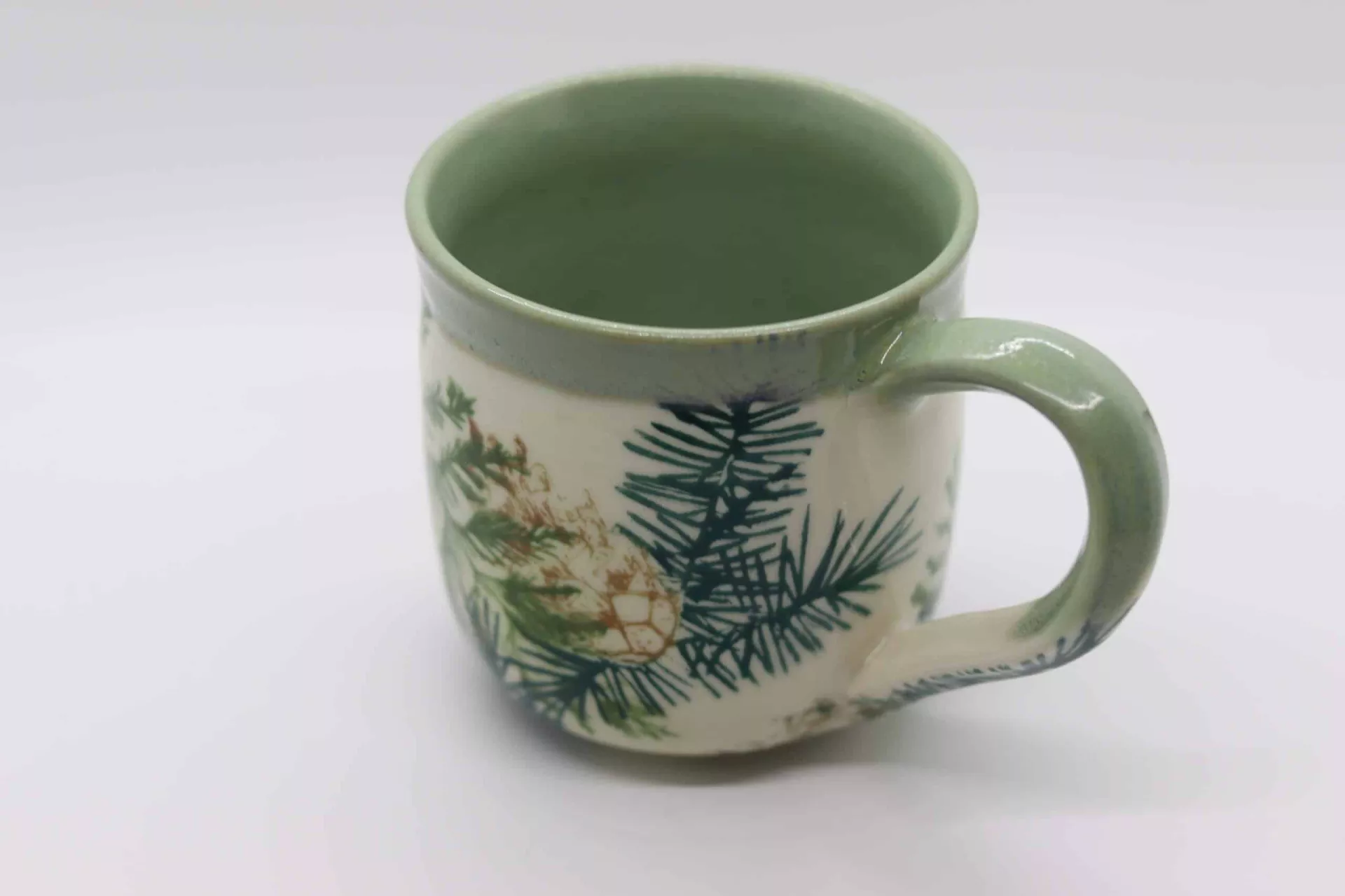 Forest & Pine Mug — handmade pottery by Megelise