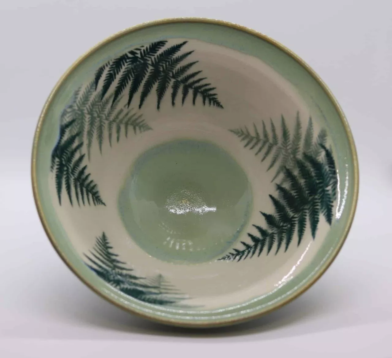 PNW Collection – Large Fern Serving Bowl — handmade pottery by Megelise